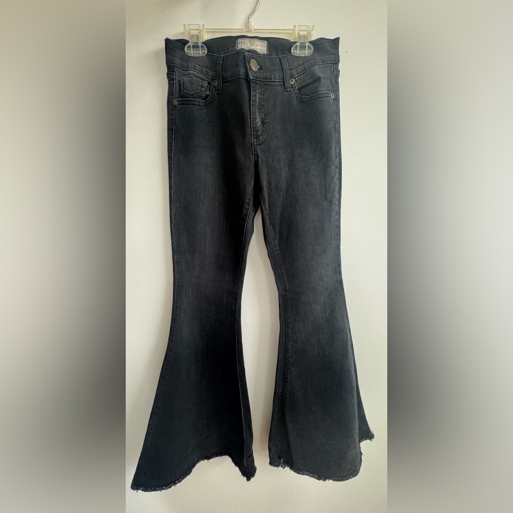 Free People Bellbottom Black Women's Jeans